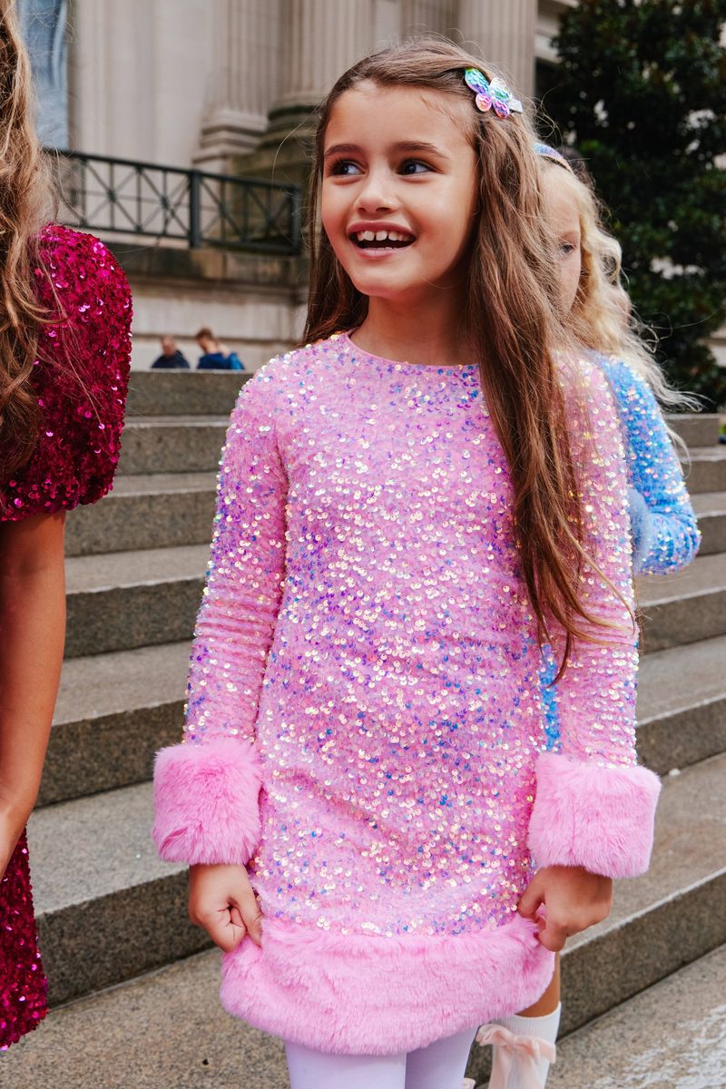 Sabrina Shimmer Dress