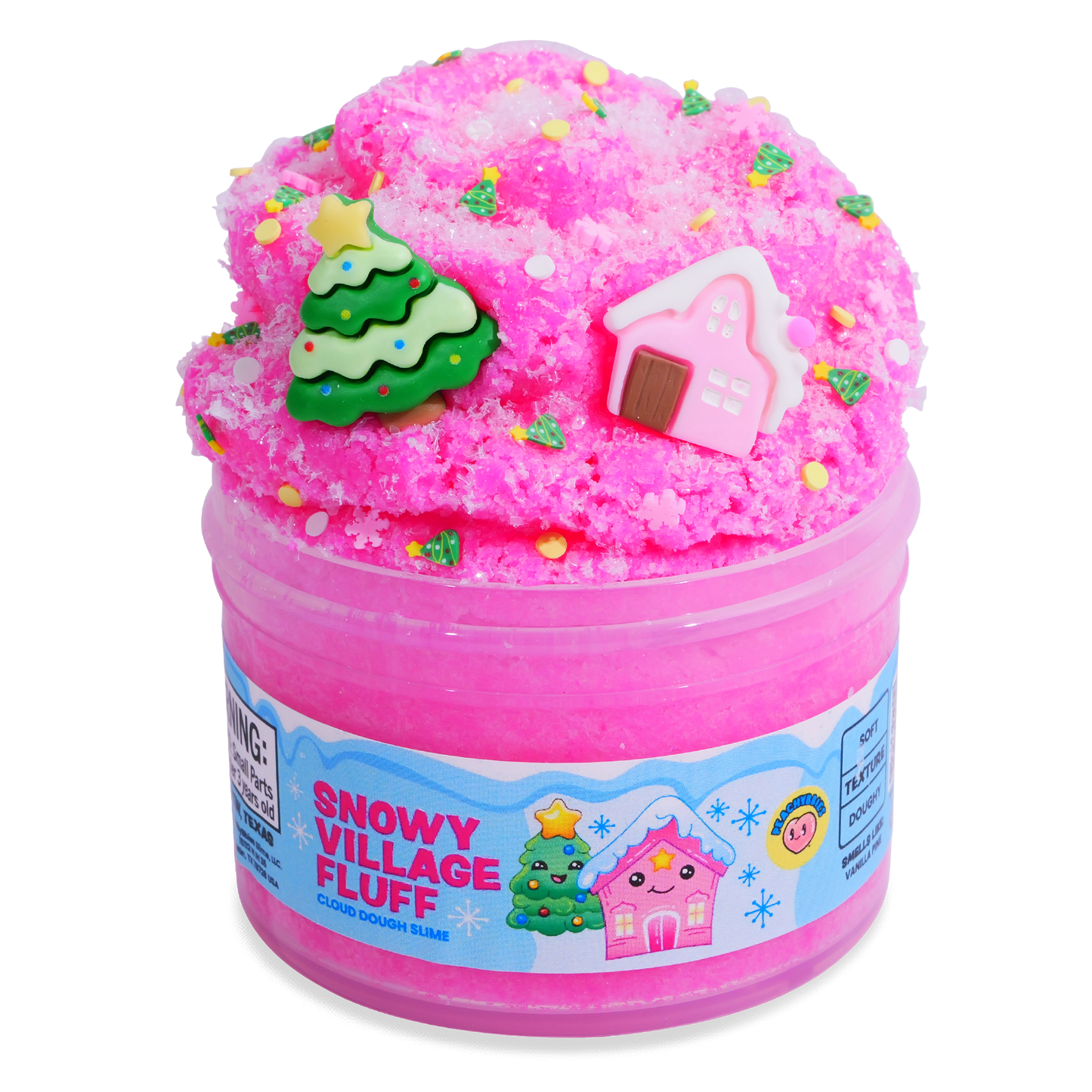 PeachyBbies Snowy Village Fluff