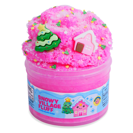 PeachyBbies Snowy Village Fluff