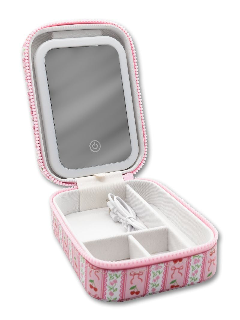 Bow and Cherry Light Up Jewelry Case