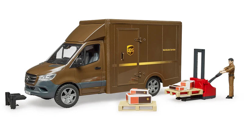 Mercedes-Benz Sprinter UPS with Driver and Accessories