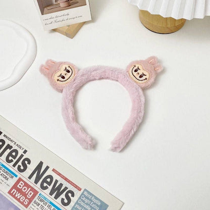 Labubu Furry Spa Headband SPA