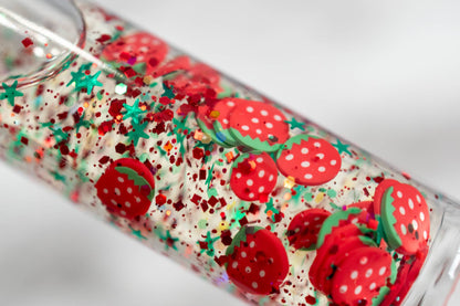 Strawberry Fields 🍓 Shaker Snowglobe Cuticle Oil Rollerball