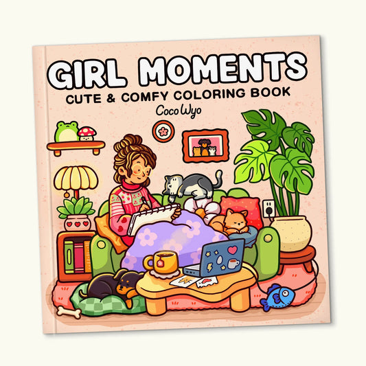 Coco Wyo Girl Moments Coloring Book