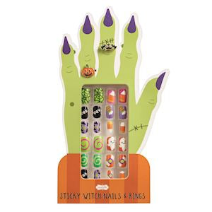 Orange Halloween Nail Set