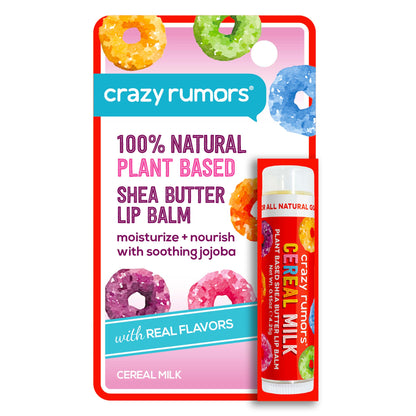 All Natural, Vegan Cereal Milk Lip Balm Hangcard