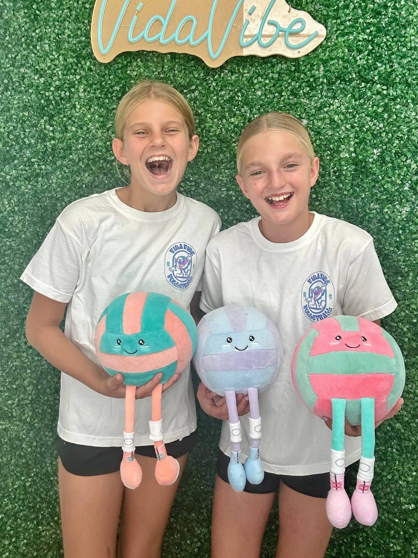 Purple & Blue Volleyball Plush "Spiki"