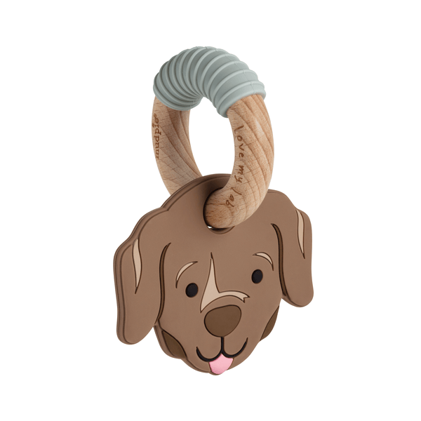 Chocolate Lab Dog Teether