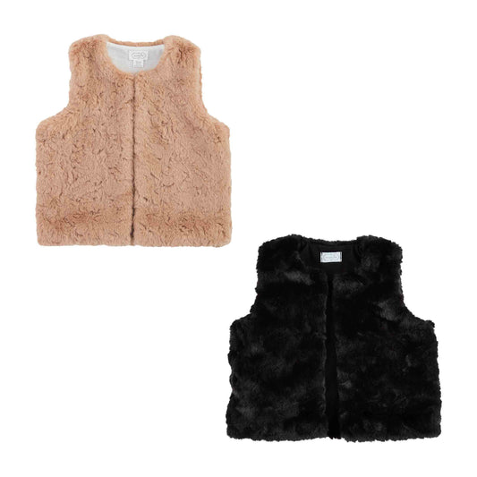 Taupe Fur Vest