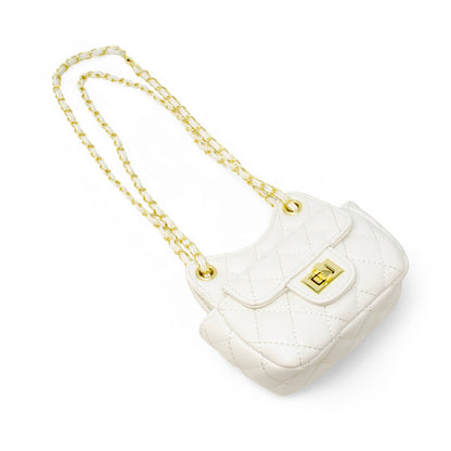 Girls Tiny Quilted Treasure Purse