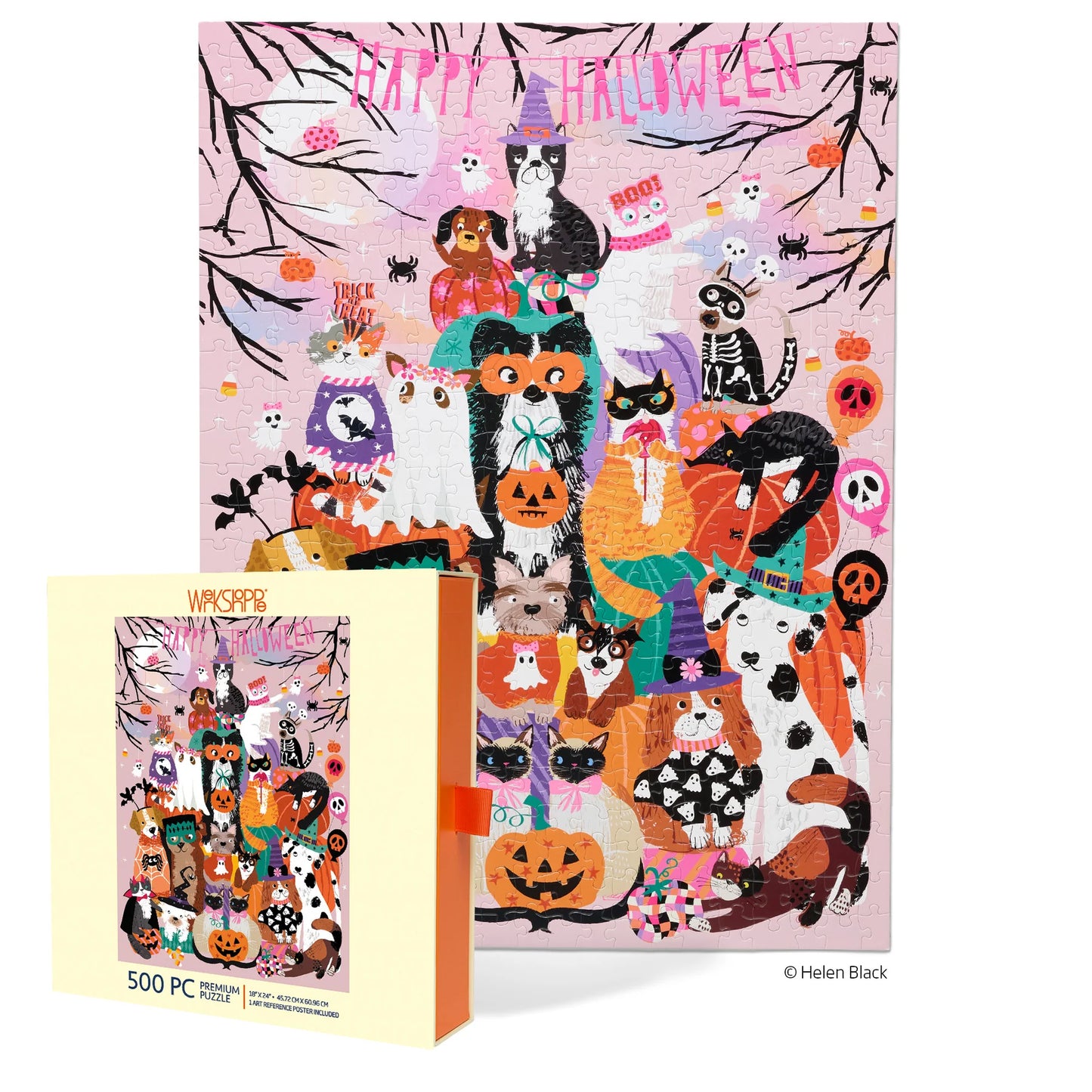 500 Piece Happy Halloween Puzzle