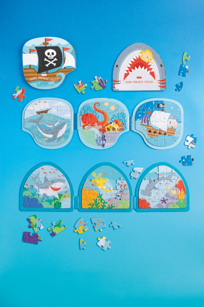 Shark Magnetic Puzzle Book