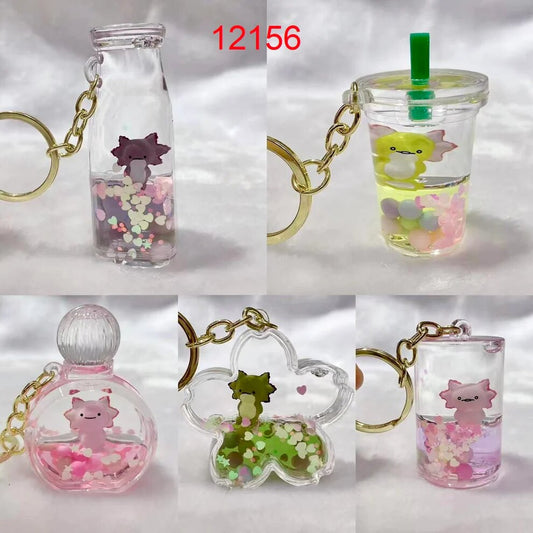 Axolotl Boba Flotay Key Charm