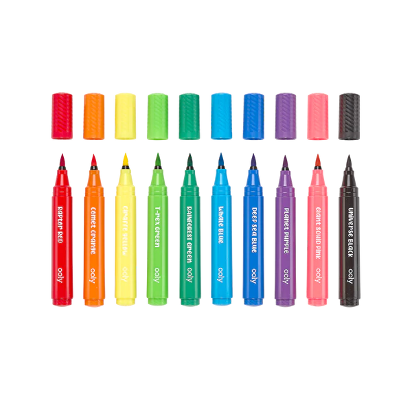 Big Bright Brush Markers