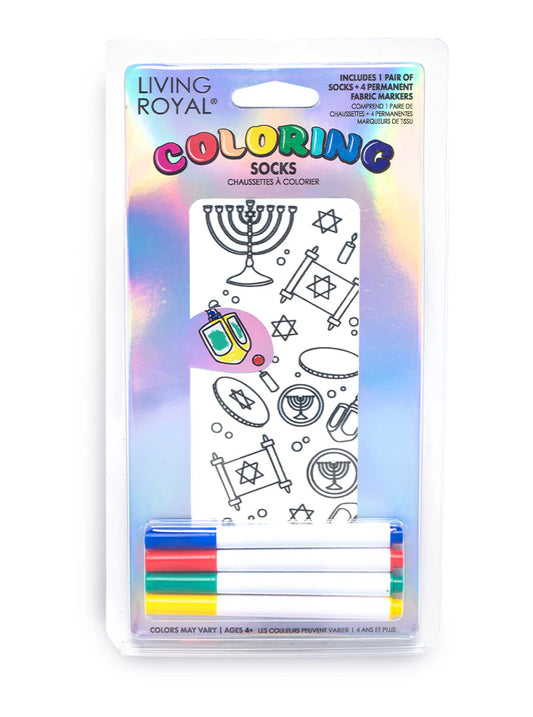 Color Socks Hanukkah