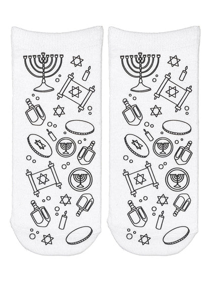 Color Socks Hanukkah