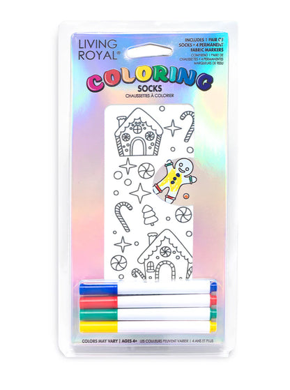 Color Socks Gingerbread House