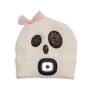 White Ghost Flashlight Hat