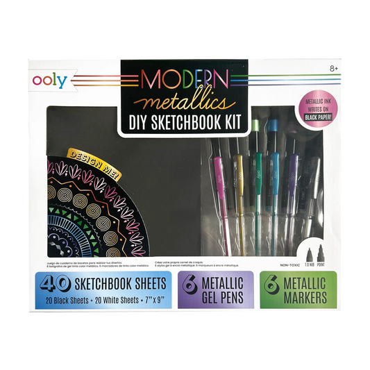 Modern Metallics: D.I.Y. Sketchbook Kit