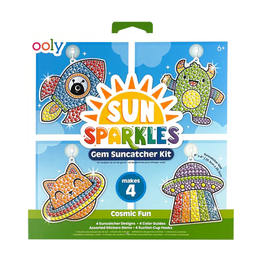 Sun Sparkles Cosmic Fun: Gem Suncatcher Kit