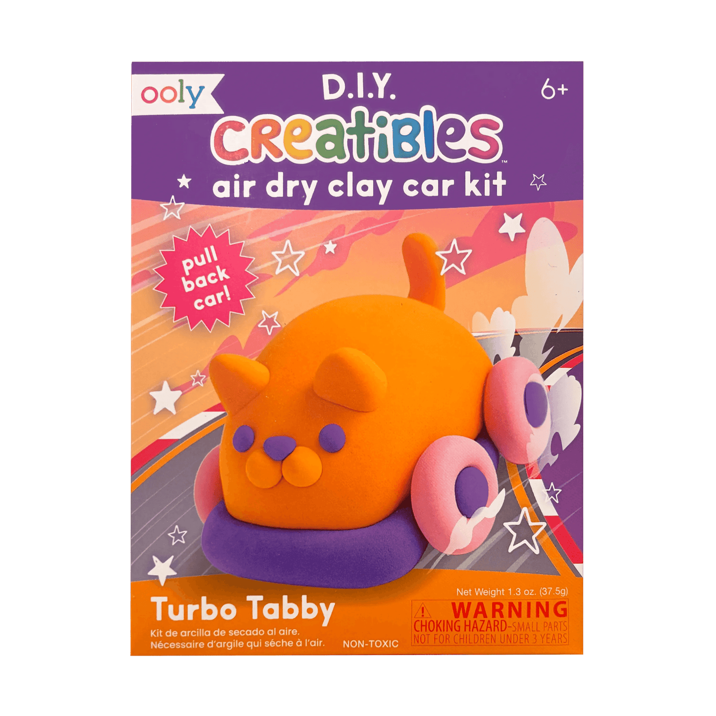 Creatibles: Air Dry Clay Car Kit - Turbo Tabby