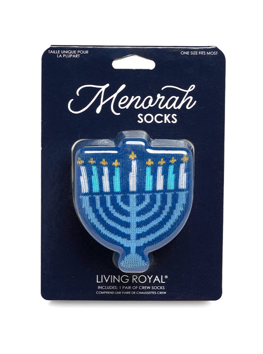 Menorah 3D Adult Crew Sock
