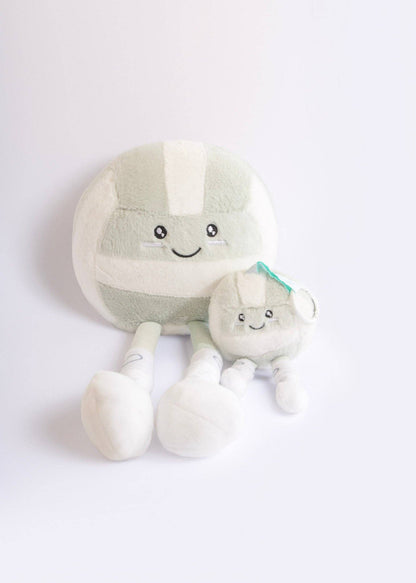 Grey & White Volleyball Plushie "Bumpi"