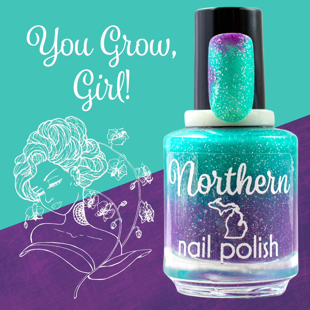 You Grow, Girl! ~ Nail Polish Mood Color-Changing Thermal Vegan
