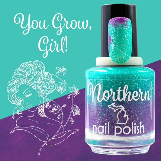 You Grow, Girl! ~ Nail Polish Mood Color-Changing Thermal Vegan