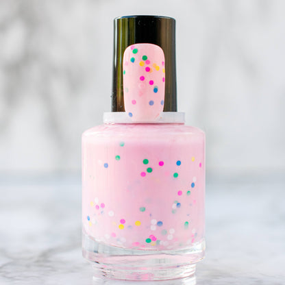 Cupcake Frosting ~ Mood Color Change Birthday Nail Polish