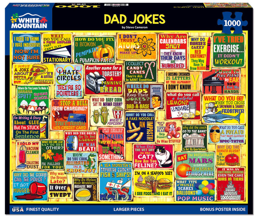 Dad Jokes - 1000 Piece Jigsaw Puzzle
