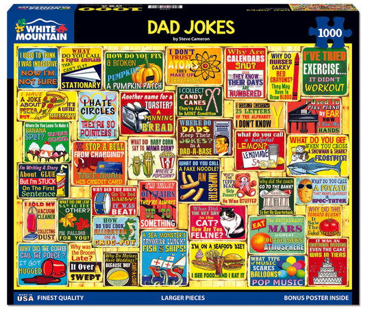 Dad Jokes - 1000 Piece Jigsaw Puzzle