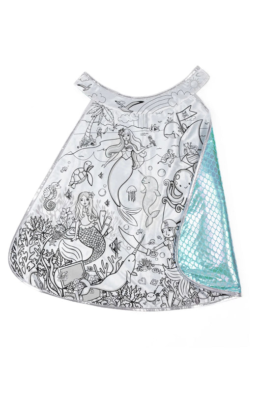 Mermaid Dreamscape Color In Cape,  Size 4-6