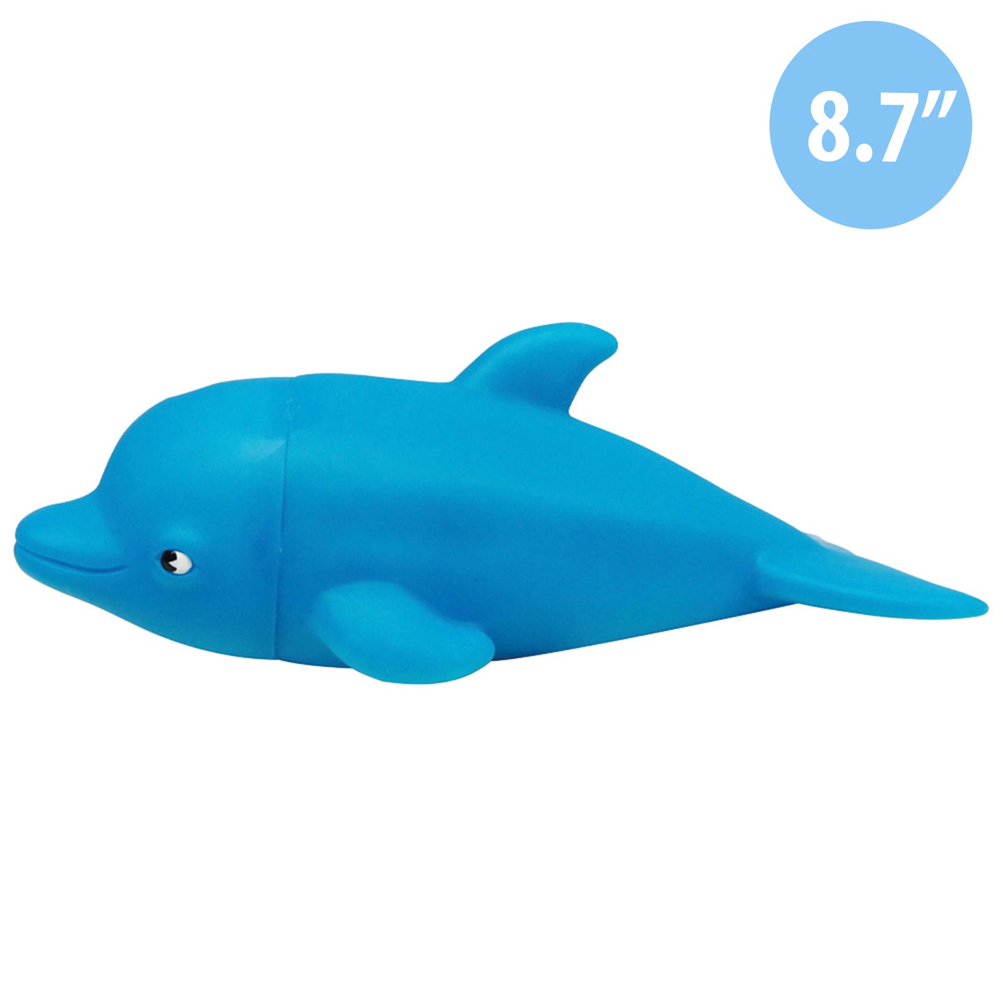 8.7" Squeeze Me Dolphin - Assorted Colors