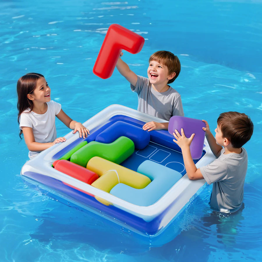 Pool Puzzle Splash - Inflatable Pool Puzzle