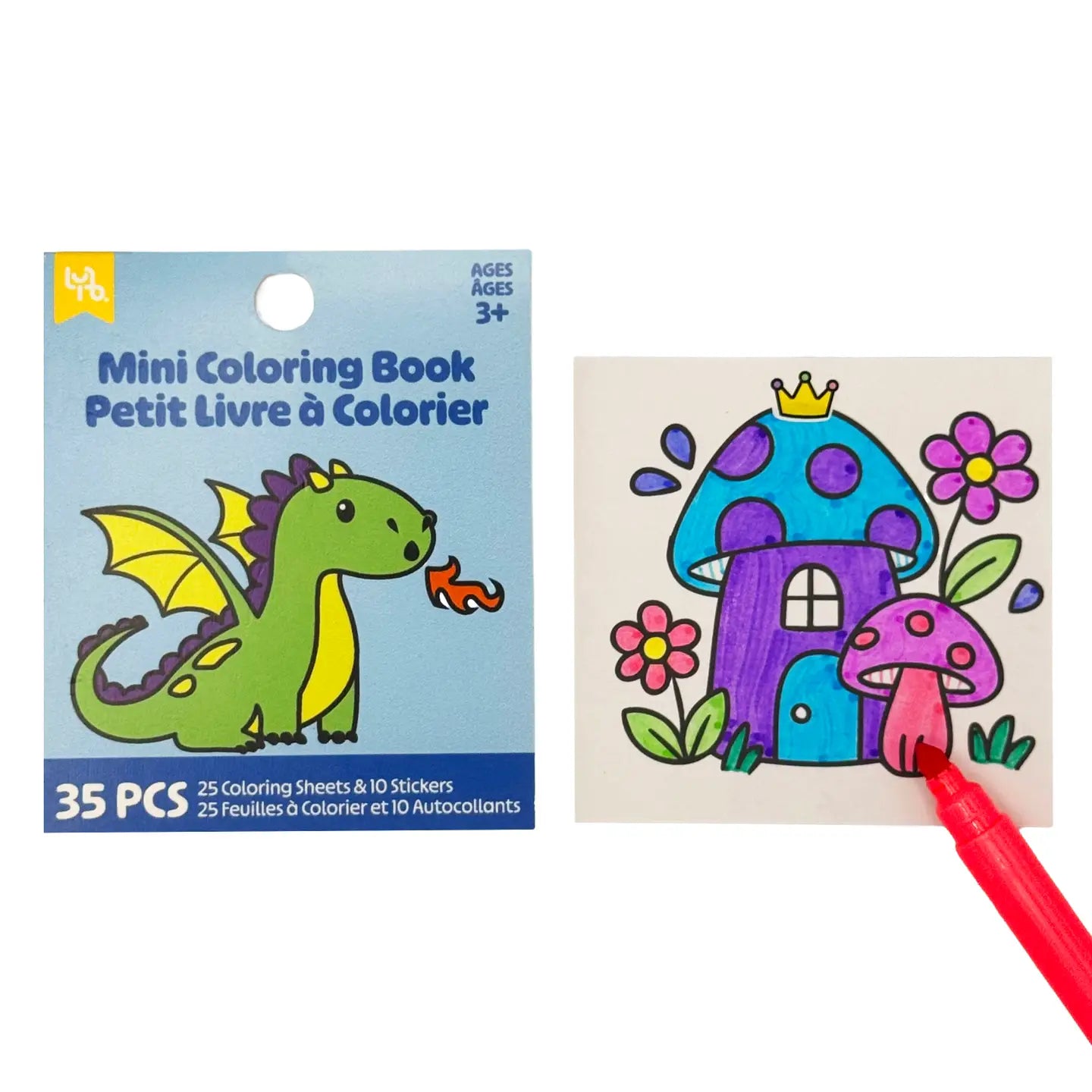 LYB Mini Coloring Book - Dragon