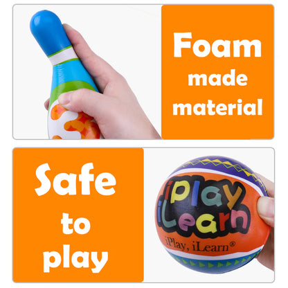 Soft Number Bowling Set