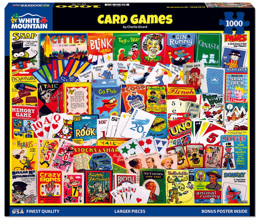 Card Games - 1000 Piece Jigsaw Puzzle