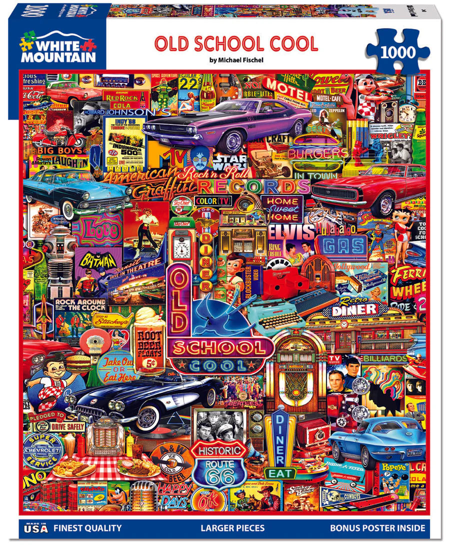 Old School Cool - 1000 Piece Jigsaw Puzzle