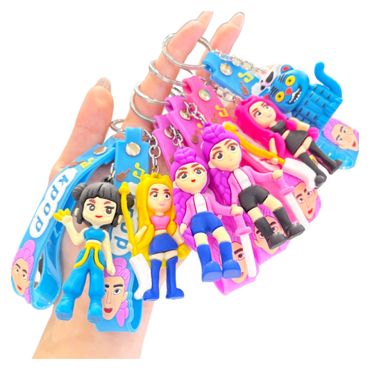 K-Pop Demon Hunters Silicone Keychain