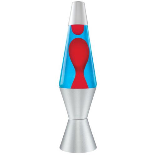 14.5 Lava Lamp - Red/Blue/Silver
