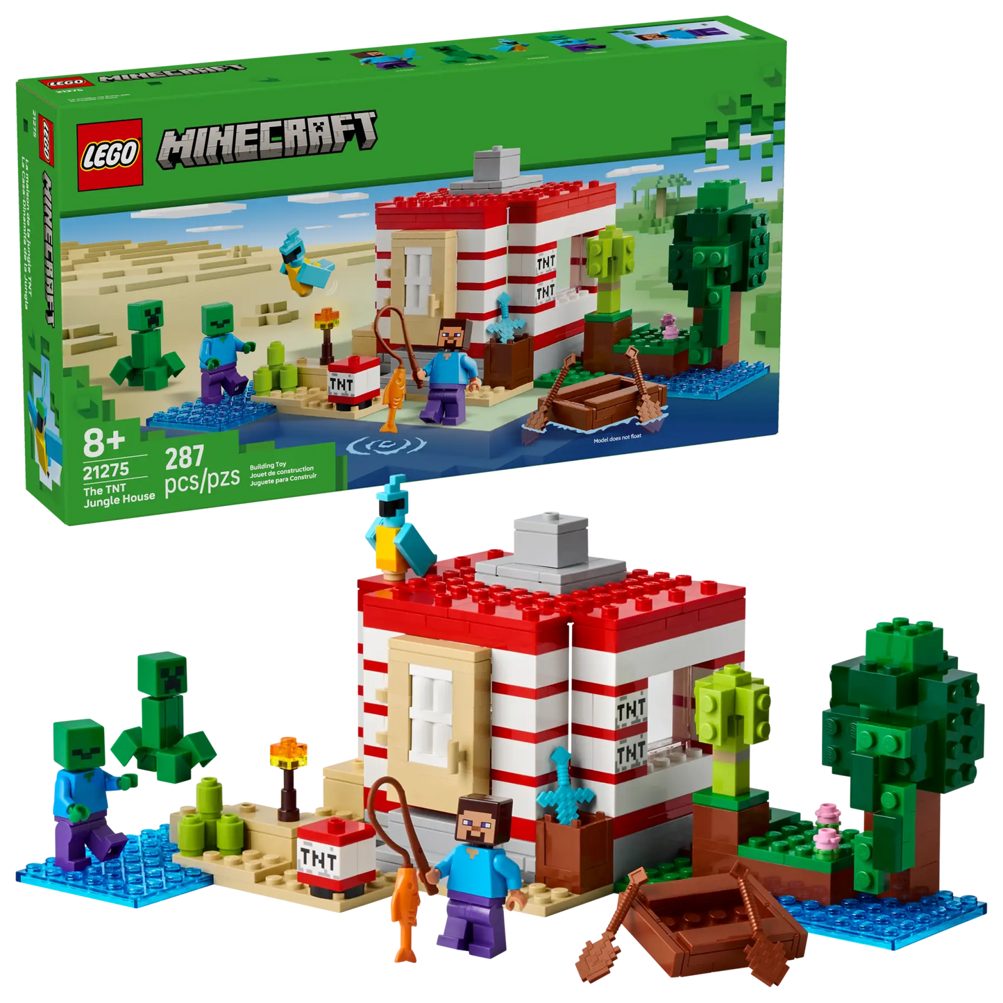 Minecraft 21275 The TNT Jungle House