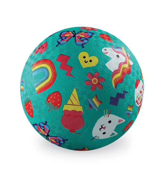 7in Playground Ball Smiley