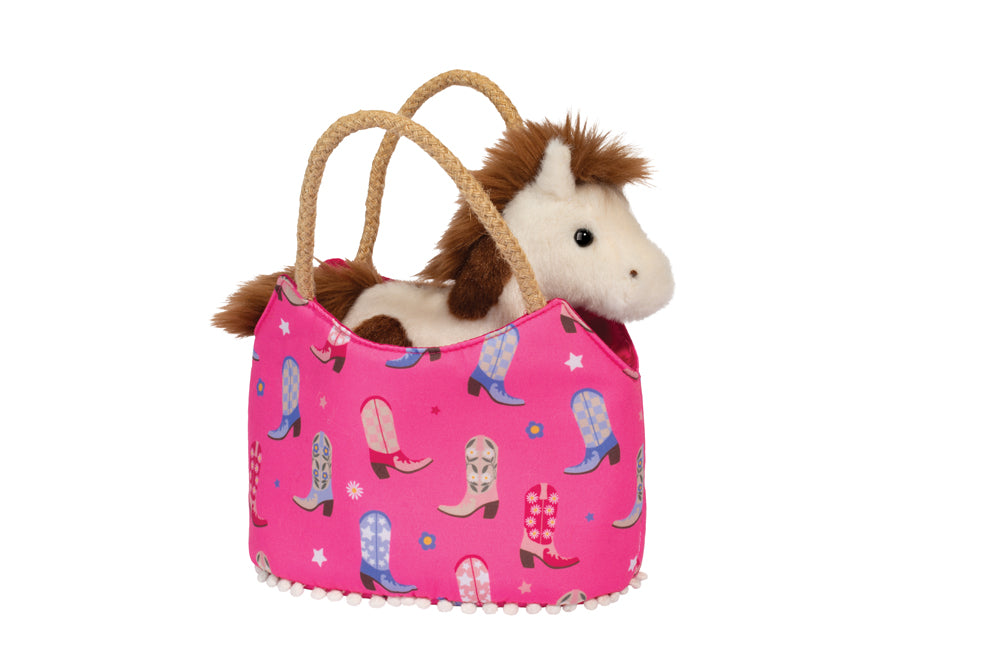Sassy Sak Cowgirl Boots with Horse