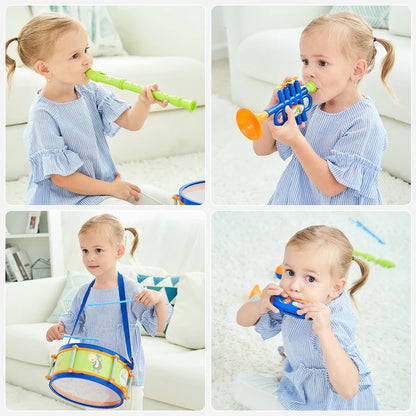Toddler Kids Drum Set Musical Instruments Toys
