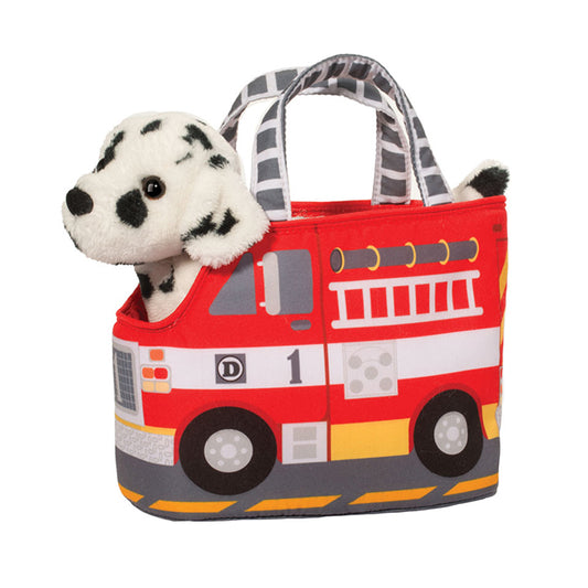 Sassy Sak Fire Truck with Dalmatian
