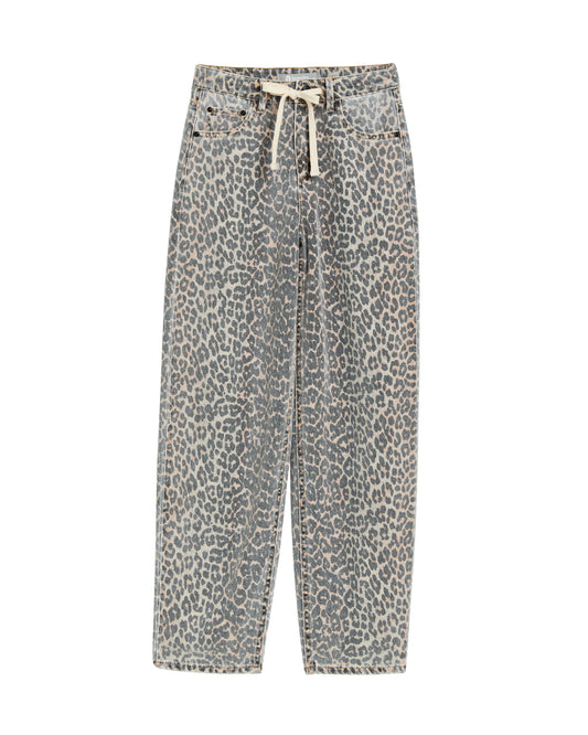 Leopard Slight Barrel with Drawstring