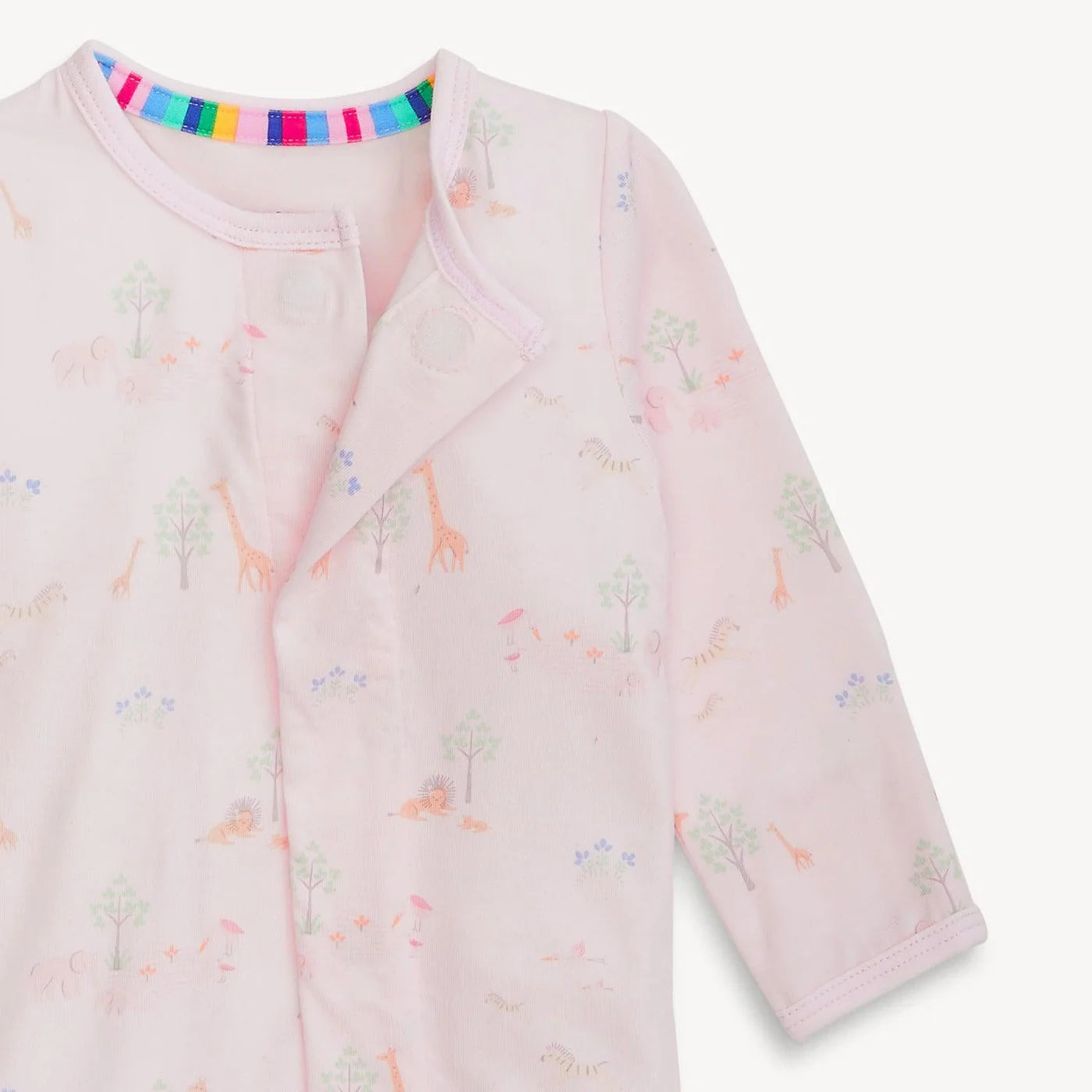 Pink Serene Safari Footie