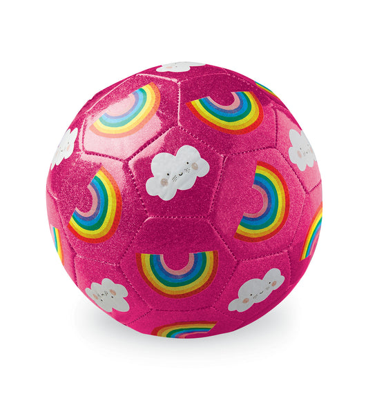 Soccer Size 3 Glitter Rainbow