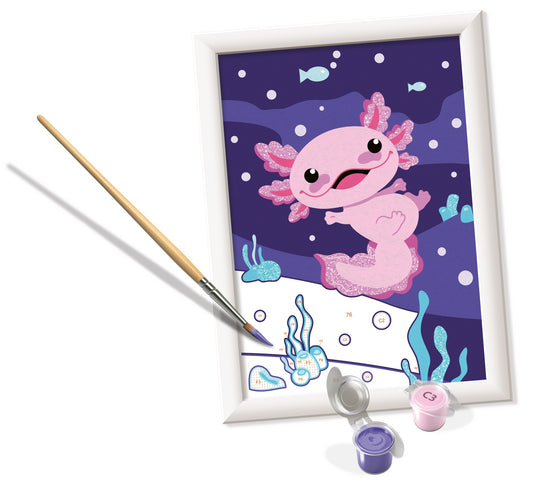 CreArt: Axolotl 5x7 w/Glitter